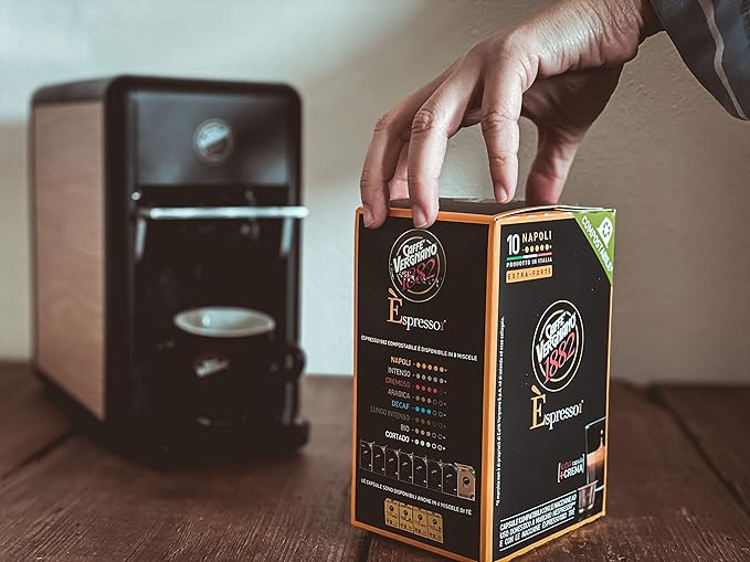 Caffe Vergnano Napoli Capsules Compatible with Original Line Machines By Nespresso - 60 Capsules (6 packs - 10 capsules each)