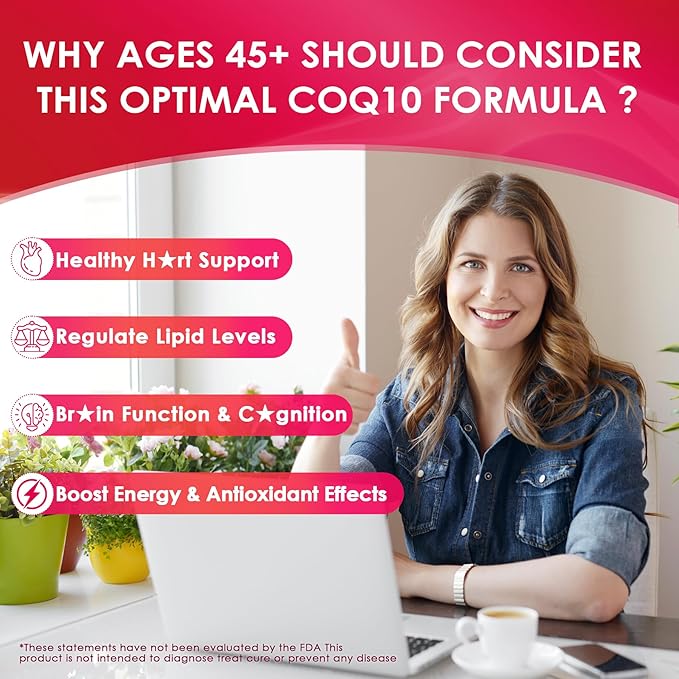 Red Yeast Rice Gummies 600mg &amp CoQ10 200mg for Adult 12-in-1 High Absorption Coenzyme Q10 Supplement Plus Omega 3 PQQ Astaxanthin Methyl B12 Support Brain Energy Immunity Antioxidant 60Ct
