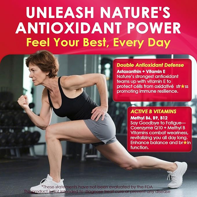 Red Yeast Rice Gummies 600mg &amp CoQ10 200mg for Adult 12-in-1 High Absorption Coenzyme Q10 Supplement Plus Omega 3 PQQ Astaxanthin Methyl B12 Support Brain Energy Immunity Antioxidant 120C