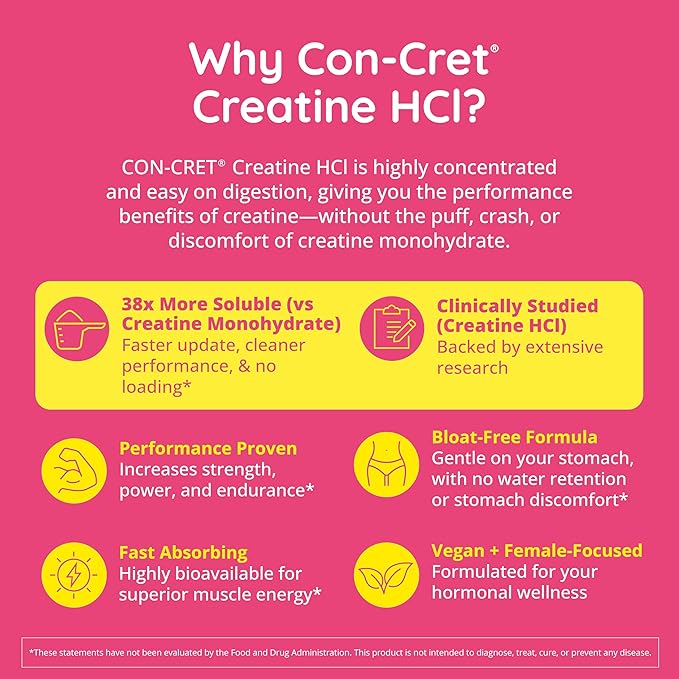 Happy Healthy Hippie Creatine HCl Powder &amp Vaginal Probiotics for Women