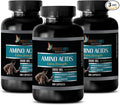 PRIVATE LABEL Muscle Builder Pills for Men - Amino ACIDS 1000 mg Complex - Extra Strength - l-lysine Bulk Supplements - 3 Bottles 300 Capsules
