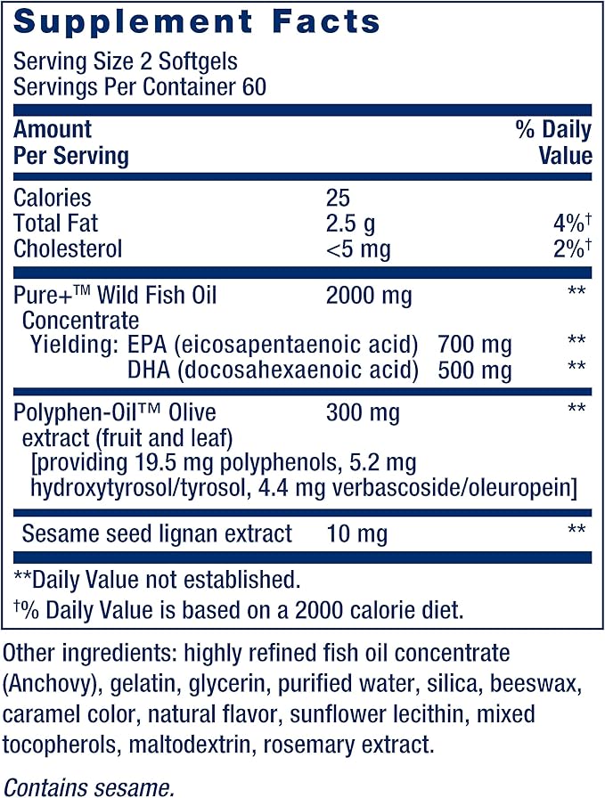 Super Omega-3 Fish Oil Vitamin D3 5000 IU - 120 &amp 60 Softgels