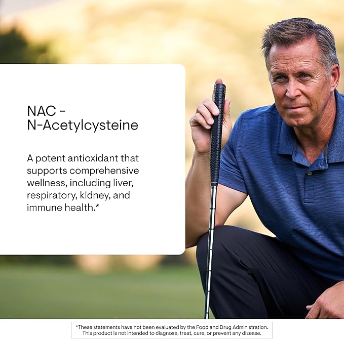 THORNE - NAC - N-Acetylcysteine - 500mg - Supports Respiratory Health &amp Immune Function - Promotes Liver &amp Kidney Detox* - Gluten Dairy &amp Soy-Free - 90 Servings