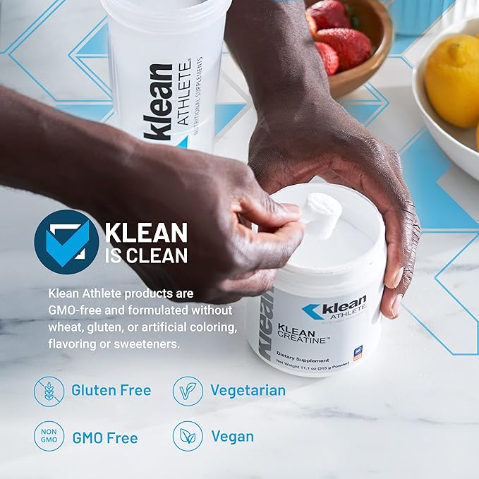 Klean Athlete Klean Creatine - Supports Muscle Strength Performance &amp Recovery from Strenuous Exercise* - NSF Certified for Sport - 11.1 Ounces - Unflavored