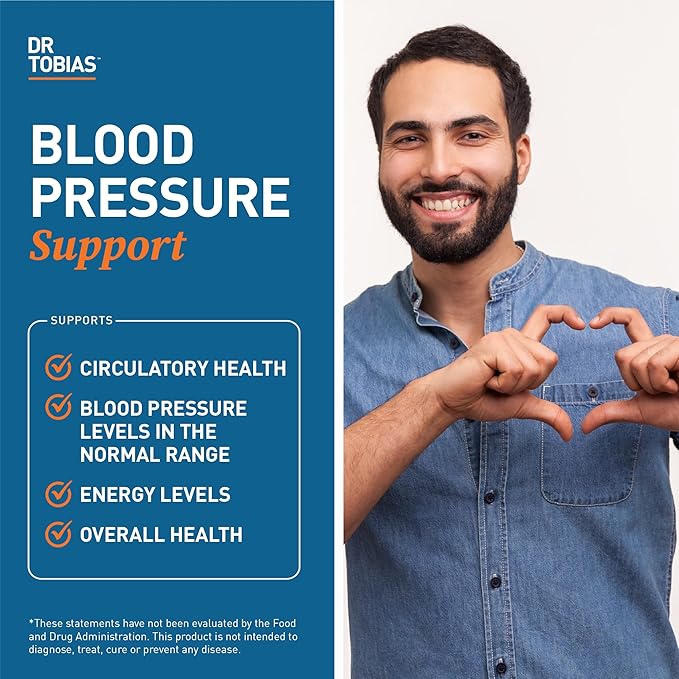 Dr. Tobias Vegan Omega 3 Algae Oil and Blood Pressure Support Supplement Supports Normal Circulatory Health Gut Immune Function and Overall Wellness Non-GMO