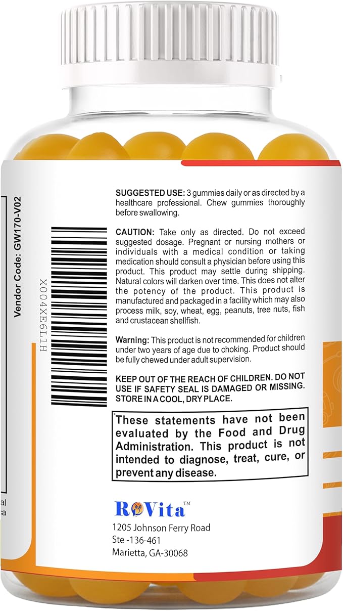 Smart Genius Omega 3 for Kids Focus and Attention Supplements Kids Vitamin Gummies Focus Supplement for Kids Brain Support Teen Vitamin- 60 Gummy