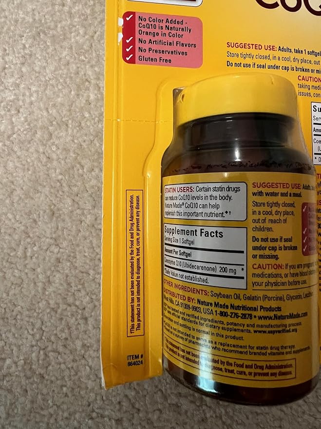 GOOFY TURTLE CoQ10 Dietary Supplement 200mg