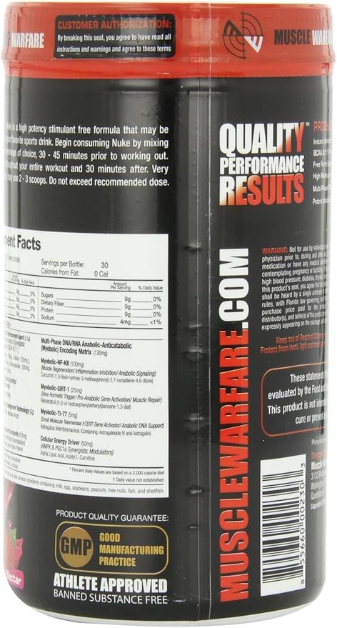 Nuke Diet Supplements Raspberry Nectar