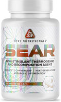 Core Nutritionals Sear Thermogenic &amp Recomposition Agent | Non Stim Fat Burner | Weight Management Support | with Paradoxine Grains of Paradise | 84 Vegetable Capsules