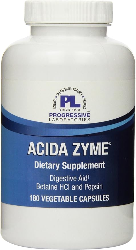 Progressive Labs Acid-A-Zyme Supplement 180 Count