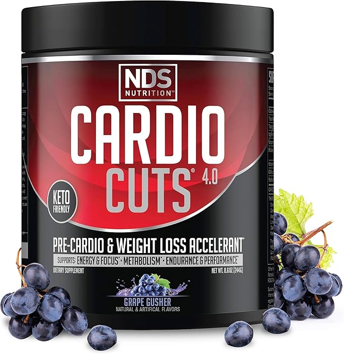 NDS Nutrition Cardio Cuts 4.0 - Grape Gusher20 servings (Pack of 1)