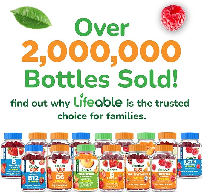 Lifeable Vitamin E Gummies | 400 IU | Great Tasting Vitamin E Supplements | Skin Eye Health and Immune Function Support | VIT E for Adults Men Women | 90 Gummies