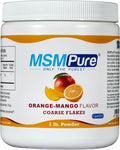 KALA HEALTH MSMPure Orange Mango Flavored Coarse MSM Powder Flakes – US-Made MSM for Joint Health Skin Appearance and Hair &amp Nail Support – 1 lb Organic Sulfur