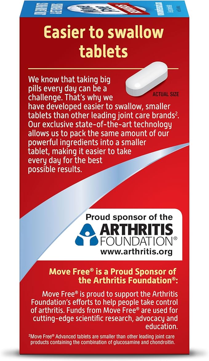 Move Free Advanced 80 tablets - Joint Health Supplement with Glucosamine and Chondroitin