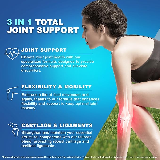 Cetyl Myristoleate - Omega 5 Fatty Acid - Ultra Support for Relief from Joint Discomfort and Stiffness - Also Includes Glucosamine MSM &amp Hyaluronic Acid - 80 Capsules