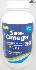 Rugby Sea-Omega 30 1200mg 100 Softgels Per Bottle (3 Bottles)