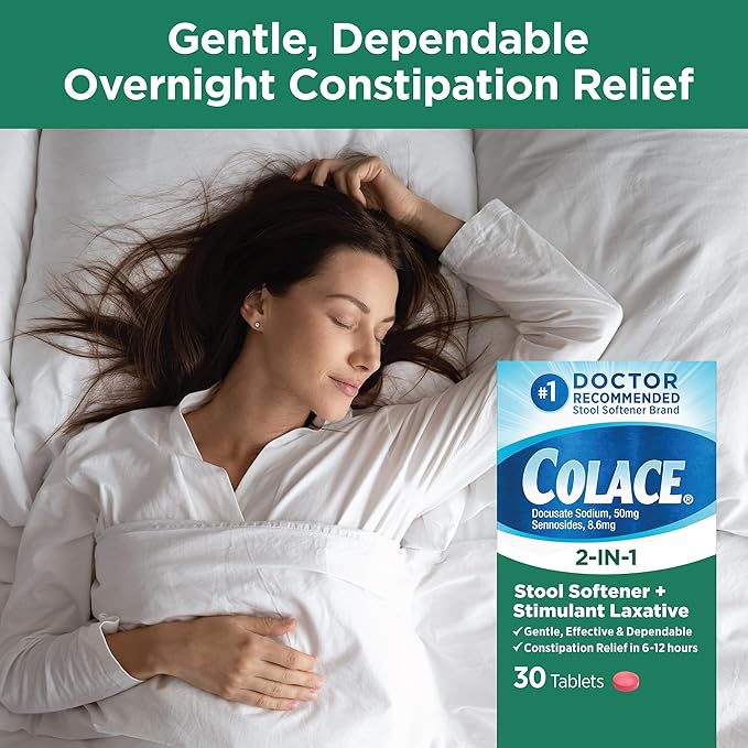 Colace Stool Softener &amp Vitafusion Sugar Free Fiber 30 Count &amp 90 Count Fruit Flavored