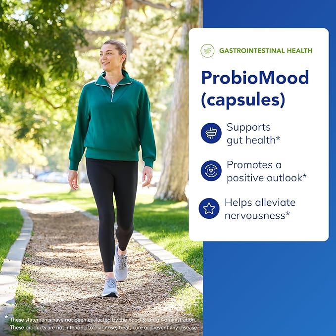 Pure Encapsulations ProbioMood | Shelf Stable Probiotic Combination Designed to Support Relaxation and G.I. Function* | 60 Capsules