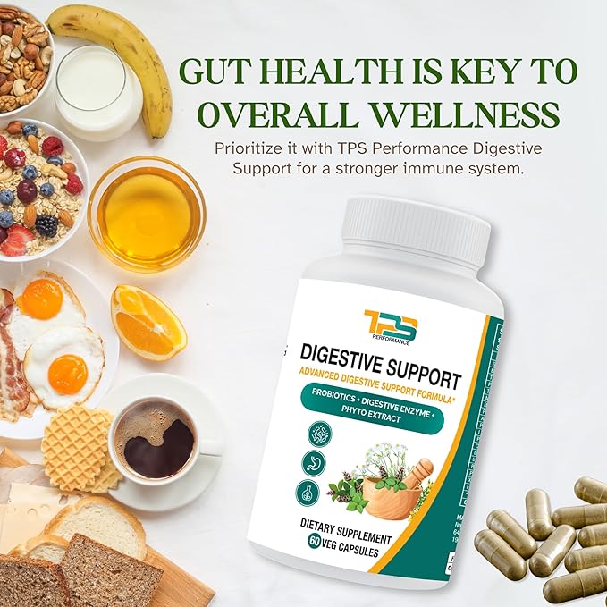 Digestive Support Capsules | Advance Digestive Supports Formula with Probiotics Digestive Enzyme and Phyto Extract | Gut Health (Pack of 3)