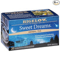 Bigelow Sweet Dreams Herbal Tea Bags 20 Count Box (Pack of 6) Caffeine Free Herbal Tea 120 Tea Bags Total