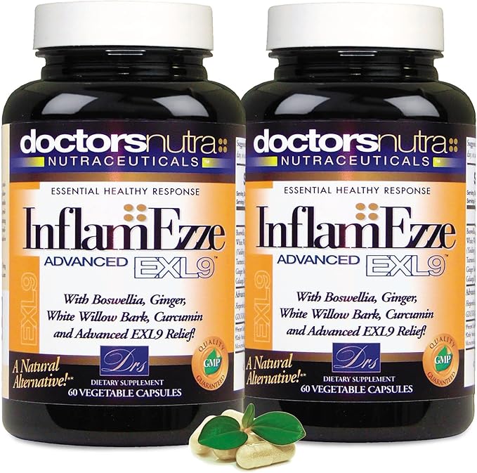 (Pack of 3 InflamEzze - Total 180 Count Capsules