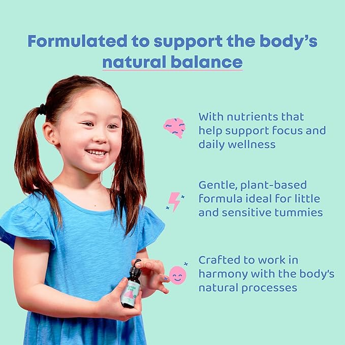 JoySpring DetoxZee Zeolite for Kids – Zeolite Clinoptilolite Drops with Cyanocobalamin B12 &amp Vitamin D3 Kids Support – Natural Berry Flavor Liquid | (2fl oz) 60 Servings