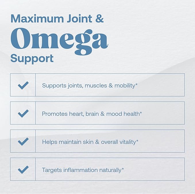 Omax3 Pro-Strength Ultra-Pure Omega-3 Fish Oil - 3000 mg - Maximum Professional Joint &amp Muscle Support - EPA DHA - NSF Certified - 60/per Softgel Blister (Pack of 2)
