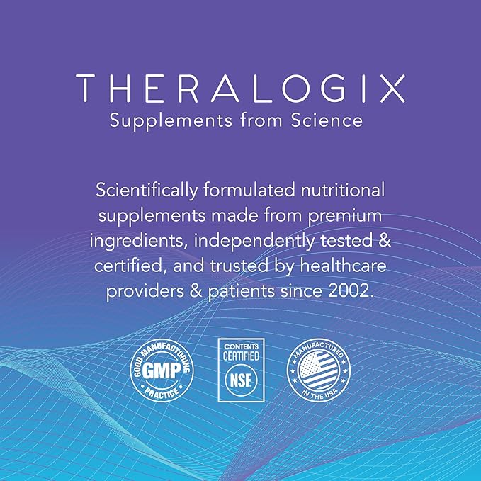 Theralogix Prostate PQ - Rye Grass Pollen Extract &amp Quercetin Supplement - 90-Day Supply - Antioxidant Support for Prostate &amp Pelvic Health &amp Urinary Tract Function* - NSF Certified - 180