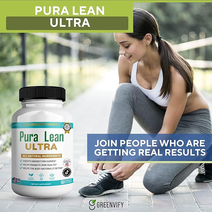Pura Lean Ultra Maximum Strength Dietary Supplement All Natural Ingredients 60 Capsules 30-Day Supply (1)