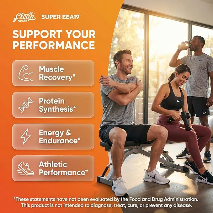 Clean Nutraceuticals Amino Acids Supplement L-Lysine L-Threonine L-Leucine Isoleucine Valine L-Histidine L-Tryptophan L-Methionine L-Arginine L-Cysteine L-Glutamine L-Serine Aspartic Acid