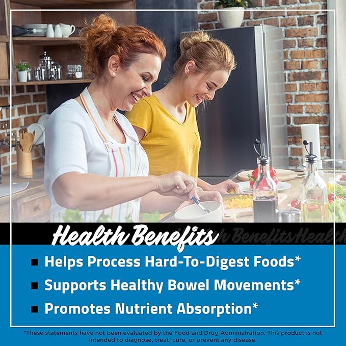 FarmHaven Digestive Enzymes with 18 Probiotics &amp Herbs | Papaya Bromelain Protease &amp More for Lactose Absorption &amp Better Digestion | Helps Bloating Gas Constipation | Vegetarian 60 C