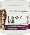 Host Defense Turkey Tail Mushroom Powder - Digestive Health &amp Immune Response Support Supplement - Mushroom Supplement for Gastrointestinal &amp Gut Microbiome Support - 7 oz (133 Servings)*