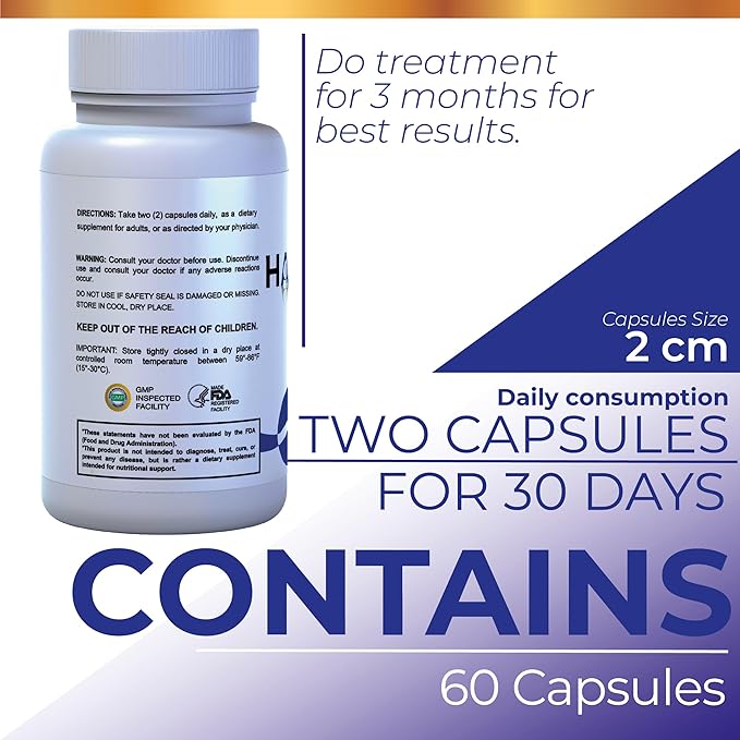 Hallusa Natural Hallprost Ultra &amp Hallvigor 120 Cap - Dietary Supplement for Men - Pygeum Pumpkin Seeds Prostate Formula - Energy Supplements