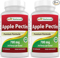 Best Naturals Apple Pectin 700 mg 120 Capsules (Pack of 2)