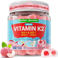 Vitamin K2 Gummies MK-7 200 mcg &amp MK-4 500 mcg for Women &amp Men Sugar Free Perfect 2-IN-1 Full Spectrum Vitamin K2 Supplement for Bone He❤rt Promotes Calcium Absorption Brain Teeth Immune