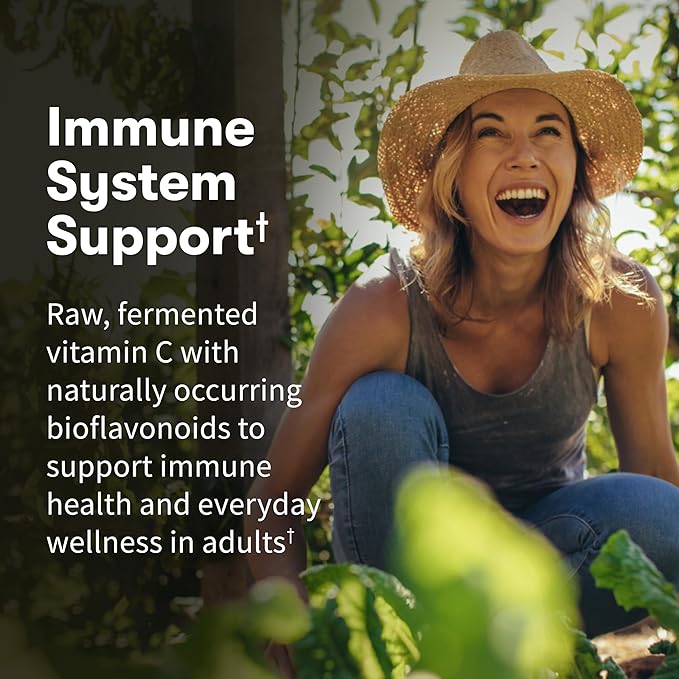 Garden of Life Vitamin Code Raw Vitamin C - 120 Capsules 500mg Whole Food Vitamin C Capsules + Fruit &amp Veggie Blend &amp Probiotics Supplements for Adults Vegan Gluten Free