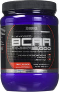 Ultimate Nutrition Flavored BCAA Powder 12000 Post Workout Recovery Drink 3g Leucine 1.5g Valine 1.5g Isoleucine Branch Chain Amino Acids Supplements for Muscle Recovery 30 Servings Fruit Punch
