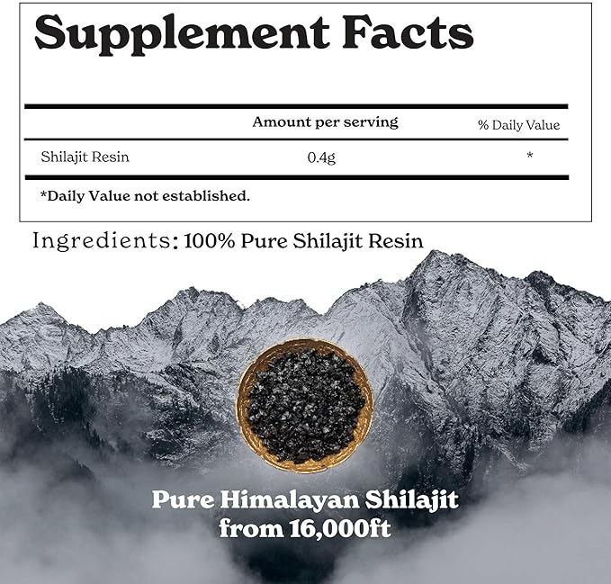 Better Alt Pure Himalayan Shilajit Resin Pack of 2 High Potency Gold Grade 150 Servings for Energy Boost &amp Immune Support 85+ Trace Minerals 75%+ Fulvic Acid with Lab Test Report400 mg