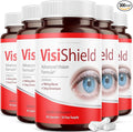 (5 Pack) Visishield Advanced Vision Formula for Eyes Supplement Pills Vitamins (300 Capsules)