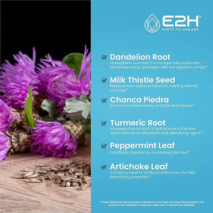 Liver Cleanse Detox &amp Repair - Herbal Liver Support Milk Thistle Supplement - Silymarin Milk Thistle Supplements with Dandelion Root Chanca Piedra Turmeric Root &amp Artichoke Extract - 2 Fl Oz