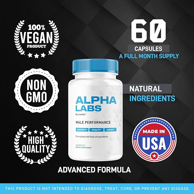 Alpha Labs Alpha Labs Capsules AlphaLabs Alfa Labs Alpha Labs Max Performance Advanced Formula Alpha Labs Alpha Strenght Labs Alpha Lab Alfa Labs Capsules 60 Capsules for 1 Month