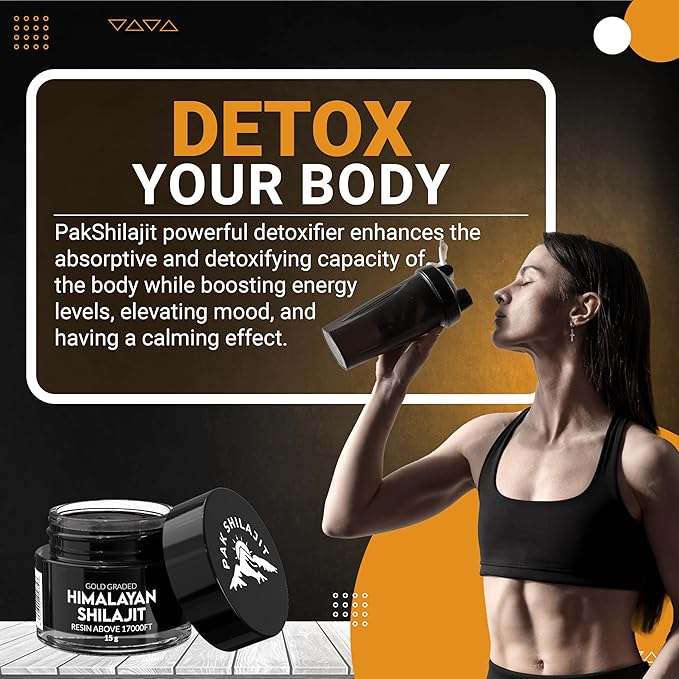 Pakshilajit® Pure Himalayan Shilajit Resin 45 Days Sun Dried &amp Gold Graded Shilajit Above 18000FT | Purified &amp Organic 85 Plus Natural Minerals Rich in Fulvic &amp Humic Acid for Men &amp