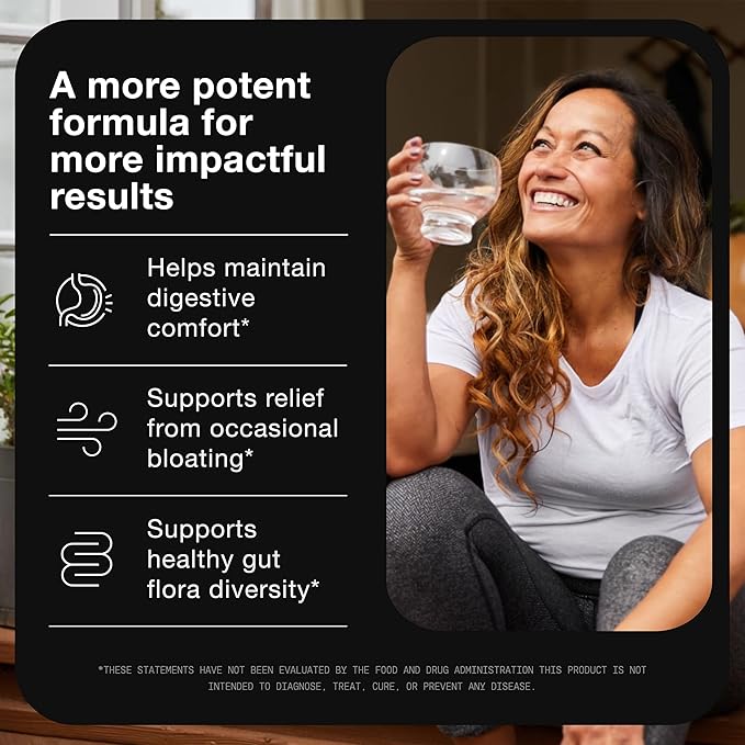 Toniiq Prebiotics and Probiotics – 200B CFU Synbiotic with Postbiotics IMMUSE® &amp ButyraGen® – 30 Strains for Gut &amp Digestive Health – Shelf-Stable – Third-Party Tested – 60 Capsules