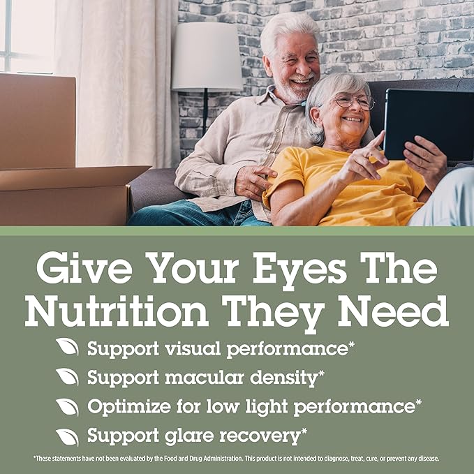 Quantum Health Macula 30+ Eye Health Supplement|Promotes Macular and Retinal Health as You Age|Formulated with Lutein Zeaxanthin Omega-3 and Vitamins C &amp E|60 Softgels 30 Day Supply