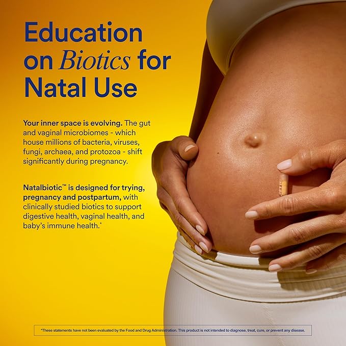 Ritual Prenatal Probiotics For Women - Support Microbiome Gut Digestive Vaginal and Baby’s Immune Health** - Natalbiotic For TTC Pregnancy Postpartum - Vegan - Citrus - 30 Capsules - 30 Servings