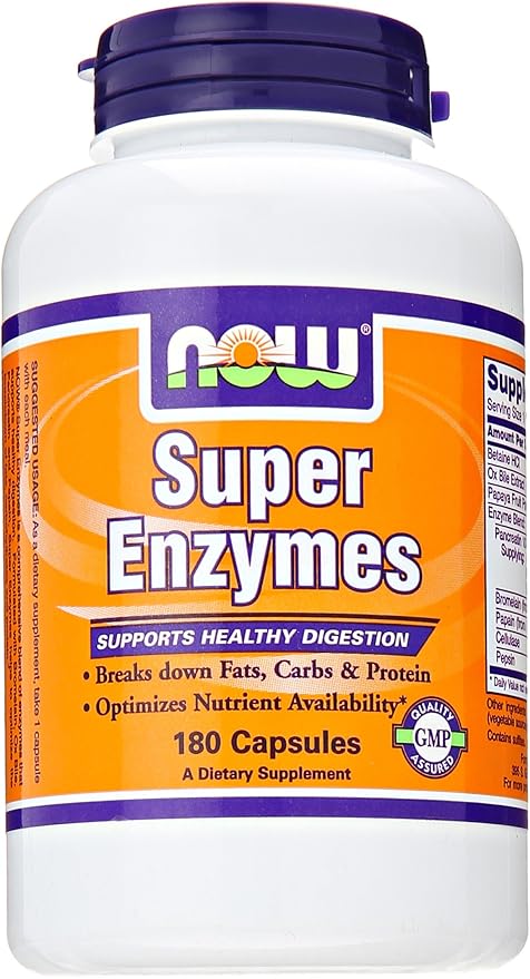 NOW Foods Super Enzymes 180 Tablets
