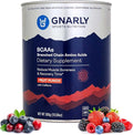 Gnarly Nutrition BCAA Powder Fruit Punch – Pre-Workout BCAAS Amino Acids – NSF Sport Certified – Supplement to Support and Rebuild Muscle – Fruit Punch with Caffeine 10.58 oz