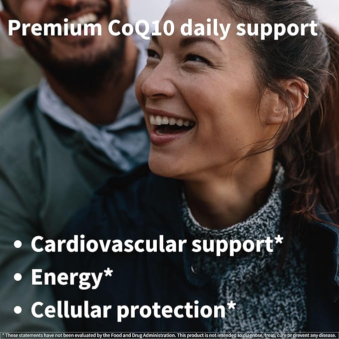 Igennus Advanced CoQ10 100mg 5X Bioavailability CoQsol-CF Boosted with D-Limonene 120 1-a-Day Servings Heart &amp Energy Ubiquinone Coenzyme Q10 &amp Vitamin E Antioxidant