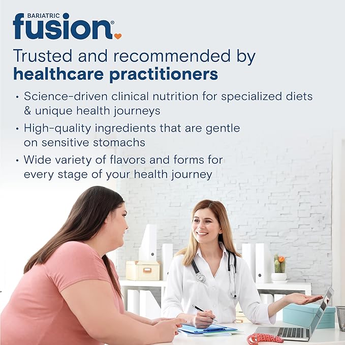 Bariatric Fusion Iron Supplement for Women Anemia | Chewable Iron with Vitamin C | Watermelon Flavored Soft Chew | Gentle on Stomach Ferrous Fumarate for Women and Men | Gluten Free | 60 Count