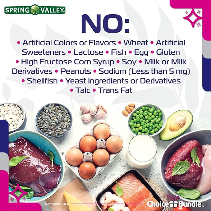 Spring Valley Zinc 50 mg with Vitamin D 50 mcg 150 Ct Immune Health Dietary Supplement Capsules 3 pk (450 Total) + Vitamin Vitality &amp Pill Container (5 Items)!
